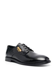 Moschino Oxford schoenen met logoplakkaat - Zwart