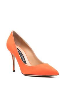 Sergio Rossi Godive suède pumps - Oranje