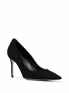 Scarosso Gigi suède pumps - Zwart