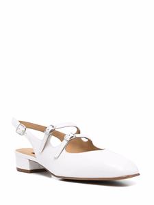 Carel Paris Lakleren slingback pumps - Wit