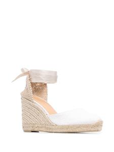 Castañer Espadrilles met plateauzool - Beige