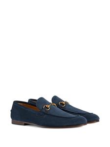 Gucci Jordaan loafers met horsebit detail - Blauw