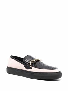 HUMAN RECREATIONAL SERVICES Loafers met kettingdetail - Roze