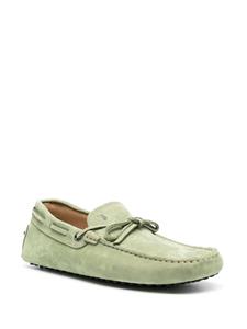 Tod's Gommino suède loafers - Groen