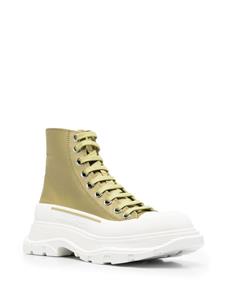 Alexander McQueen Sneakers met chunky zool - Groen