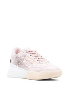Stella McCartney sequin-embellished lace-up sneakers - Roze