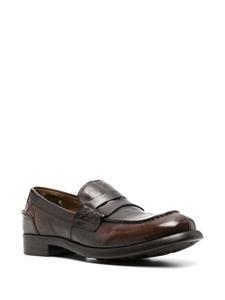 Officine Creative slip-on leather loafers - Bruin
