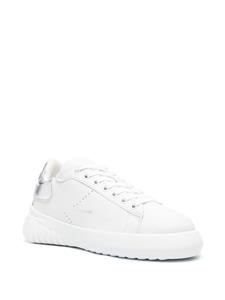 Emporio Armani Sneakers met logoprint - Wit