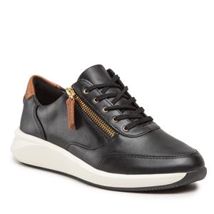 Clarks Sneakers  - Un Rio Zip 261680184 Black Leather