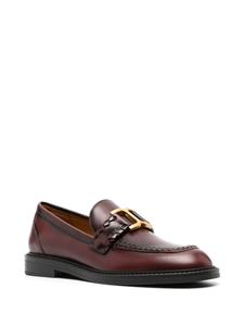 Chloé Marcie leather loafers - Rood