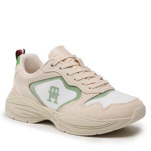 Tommy Hilfiger Sneakers  - Sporty Th Runner FW0FW06952 Sugarcane AA8