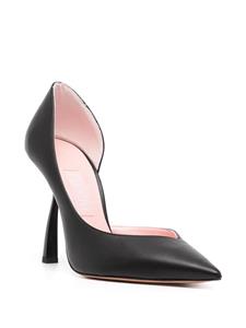 Pīferi Ursula leren pumps - Zwart