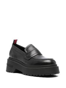 Tommy Jeans Ava leather loafers - Zwart