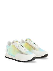 Giuseppe Zanotti holographic-effect low-top sneakers - Wit