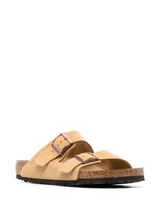 Birkenstock double-strap suede sandals - Beige