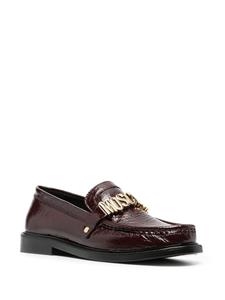 Moschino Leren loafers - Rood