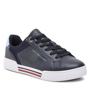 Tommy Hilfiger Sneakers  - Court Sneaker Global Stripes FW0FW07118 Space Blue DW6