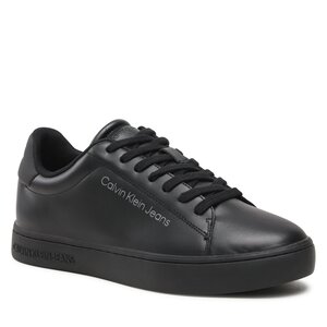 Calvin Klein Jeans Sneakers  - Classic Cupsole Laceup Lth YM0YM00715 Triple Black BEH