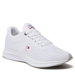 Tommy Hilfiger Sneakers  - Lightweight Runner Knit FM0FM04700 White YBS