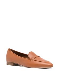 Malone Souliers pointed-toe leather loafers - Bruin