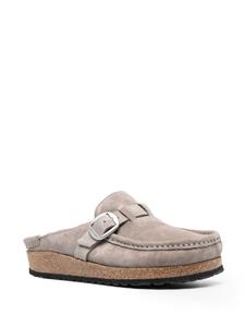 Birkenstock Muiltjes met lammy voering - Grijs