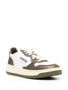 Autry panelled leather sneakers - Wit