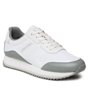 Calvin Klein Sneakers  - Low Top Lace Up Heat Bond HM0HM00551 White/Granite Road 0K8