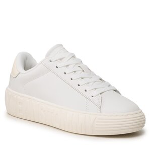 Tommy Jeans Sneakers  - Tjw New Cupsole Leather Lc EN0EN02212 Ecru YBL