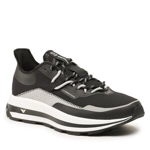 EA7 Emporio Armani Sneakers  - X8X145 XK336 N763 Black/Silver