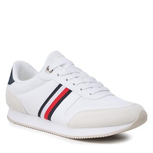 Tommy Hilfiger Sneakers  - Essential Stripes Runner FW0FW07382 White YBS