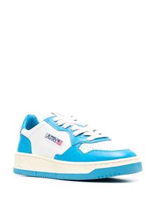 Autry two-tone low-top leather sneakers - Blauw