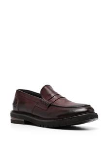 Moma Nairobi penny-slot leather loafers - Bruin