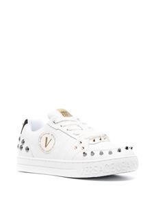 Versace Leren sneakers - Wit