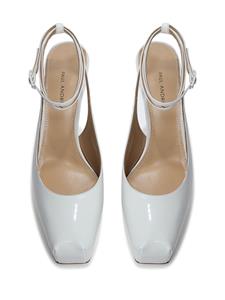 Paul Andrew Levitate 130mm patent leather pumps - Wit