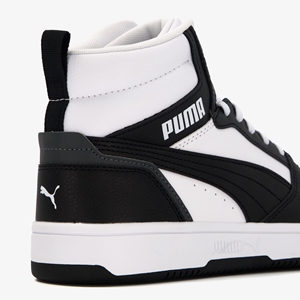 PUMA Rebound V6 Mid-Top Sneaker Kinder 01 - PUMA white/PUMA black/shadow gray