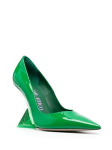 The Attico Cheope 95mm patent pumps - Groen