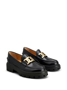 Tod's Gomma Pesante leather loafers - Zwart