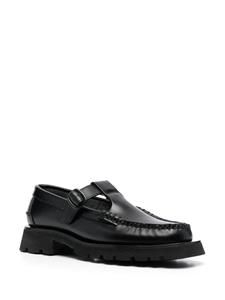 Hereu Alber T-bar leather loafers - Zwart