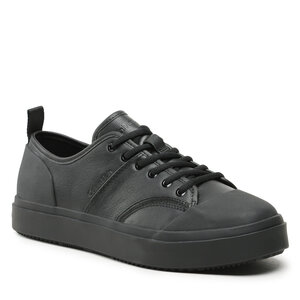 Calvin Klein Sneakers  - Low Top Lace Up Lth HM0HM01045 Triple Black 0GJ