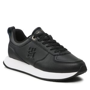 Tommy Hilfiger Sneakers  - Casual Leather Runner FW0FW07285 Black BDS