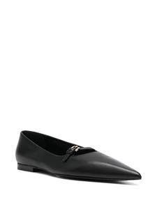 Victoria Beckham pointed-toe ballerina shoes - Zwart