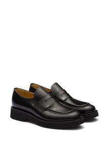Church's panelled leather loafers - Zwart