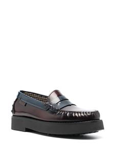 Tod's Slipper leather loafers - Rood