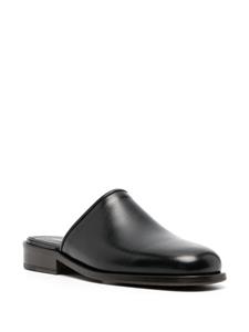 Lemaire square-toe 35mm mules - Zwart