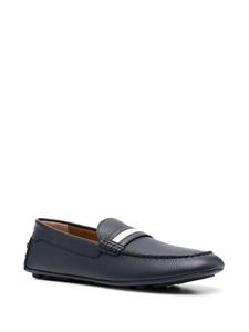 Bally Pearce stripe-detail leather loafers - Blauw