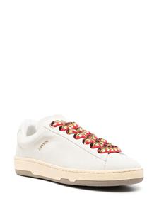Lanvin Lite Curb suede sneakers - Wit