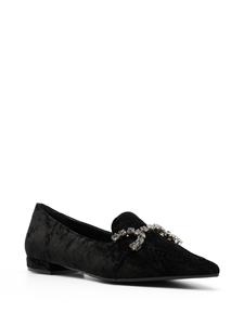 Roberto Festa Eloise pointed-toe ballerina shoes - Zwart
