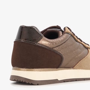 Tamaris dames sneakers met metallic details