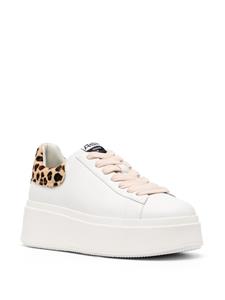 Ash Moby leopard-print platform sneakers - Wit