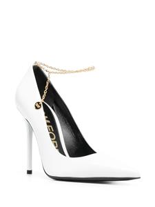 TOM FORD 110mm patent leather pumps - Wit